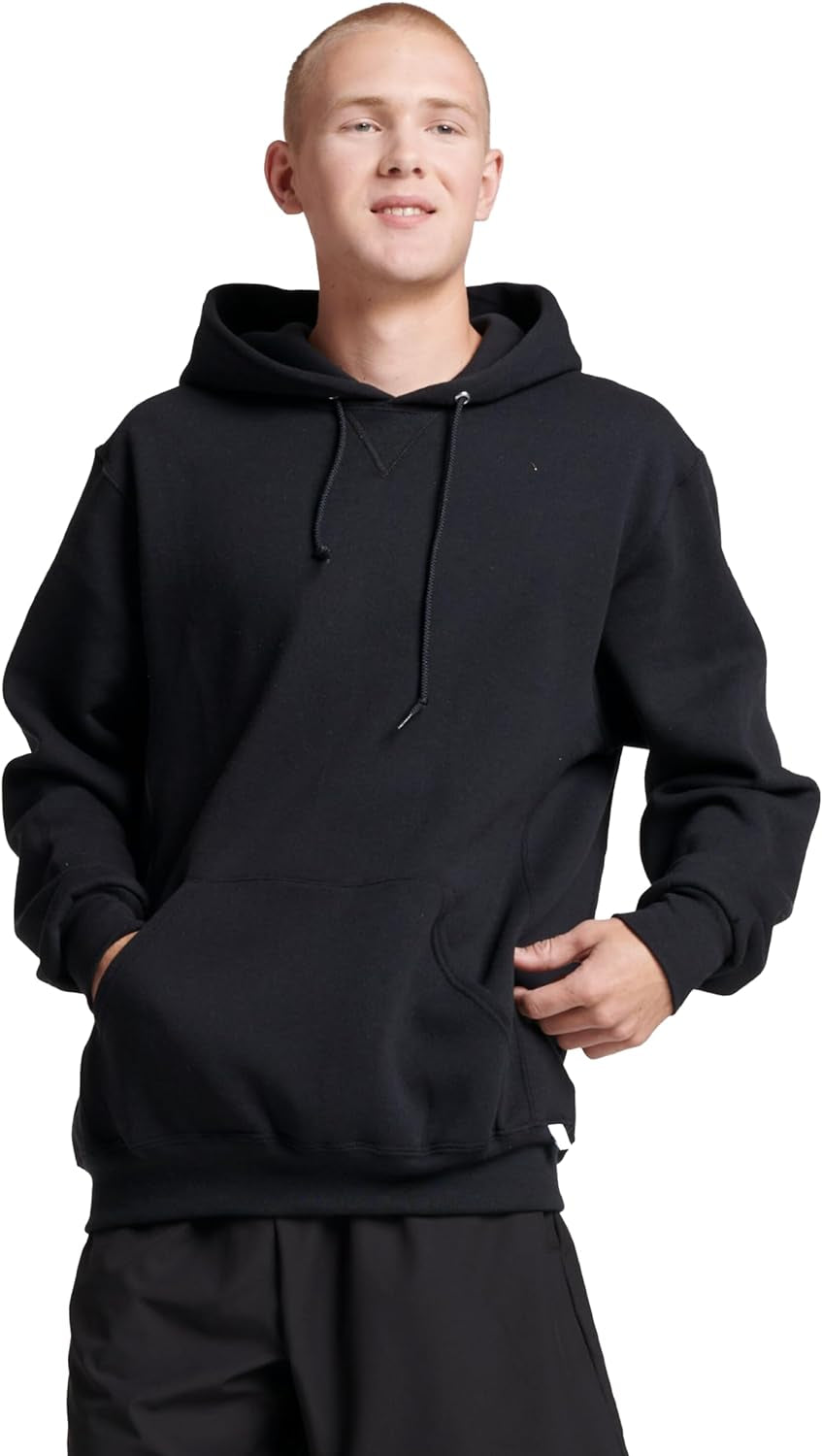 Men'S Dri-Power Fleece Hoodies, Moisture Wicking, Cotton Blend, Relaxed Fit, Sizes S-4X