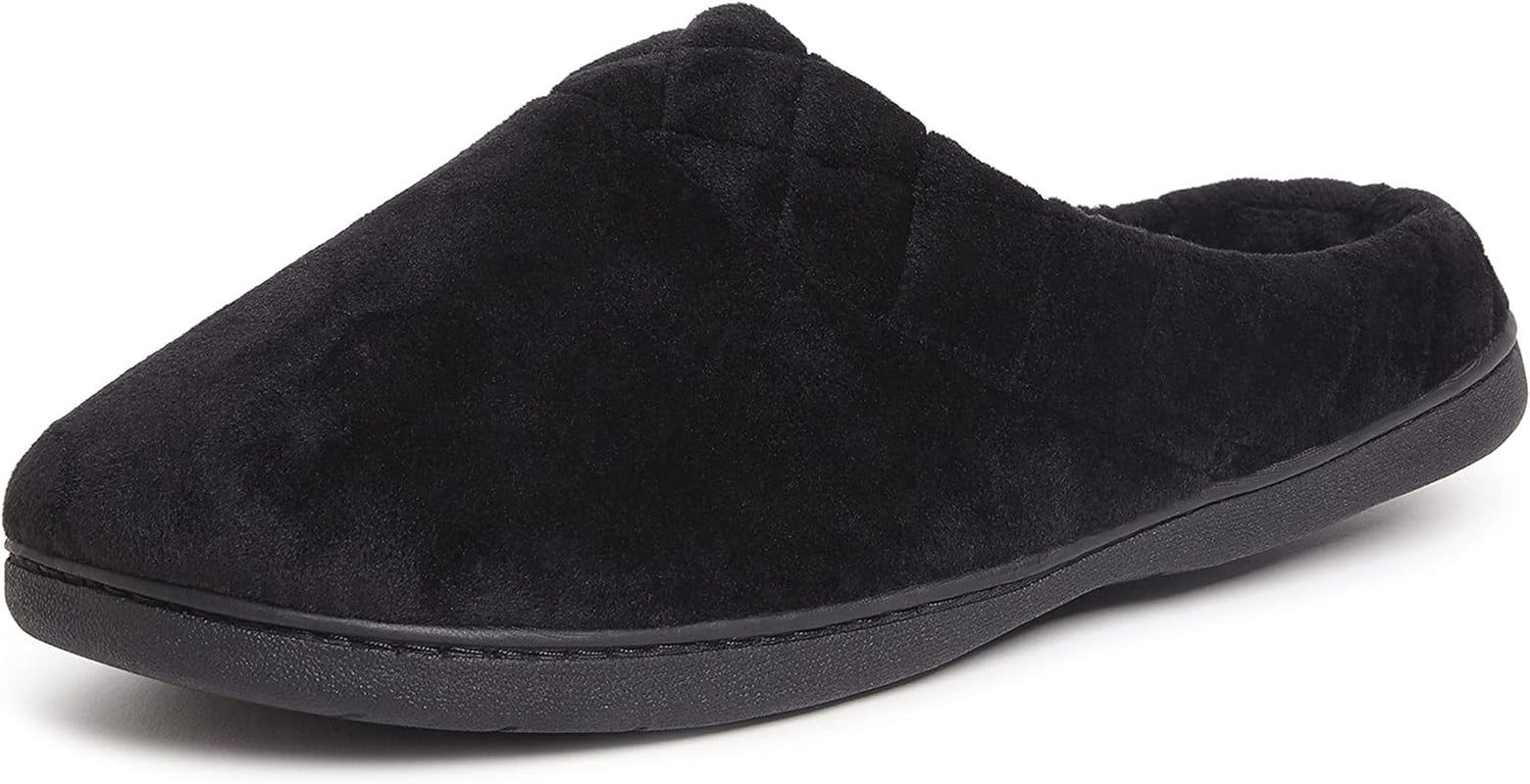 Women'S Memory Foam Indoor Outdoor Darcy Velour Clog House Slipper with Wide Widths